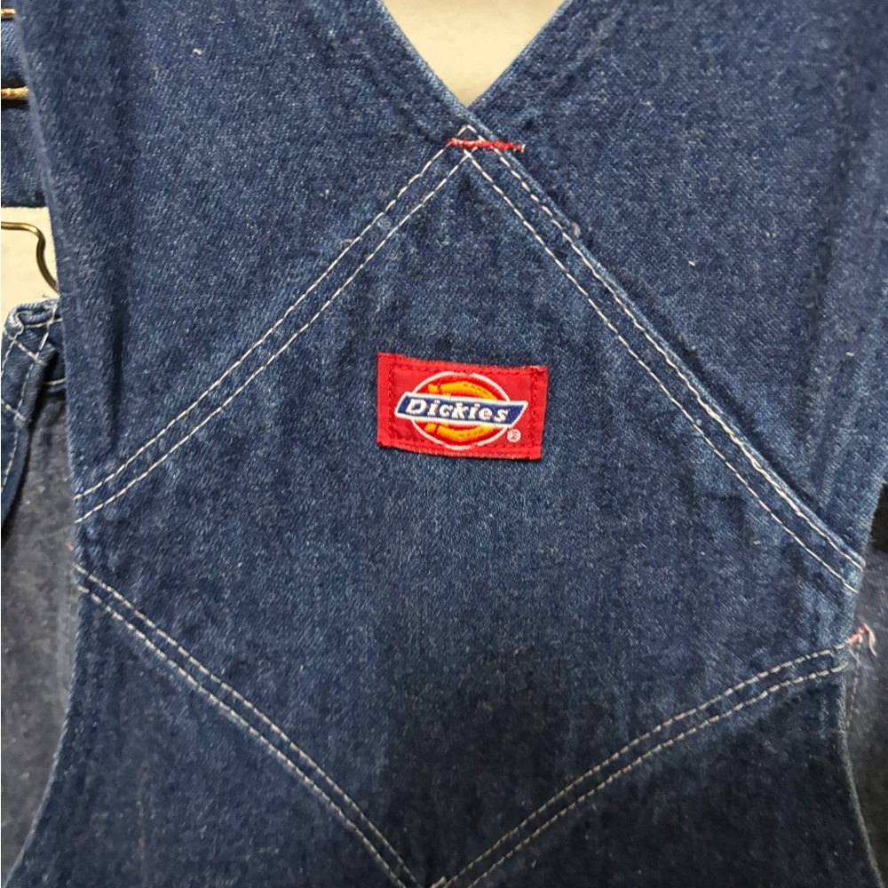 Baggy Dickies Indigo Bib Overalls - Picture 5 of 5